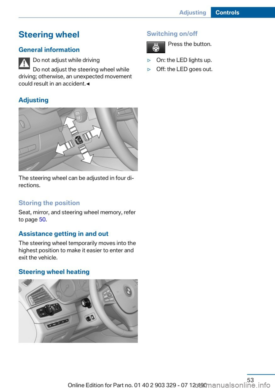 BMW 650I COUPE 2013 Workshop Manual 