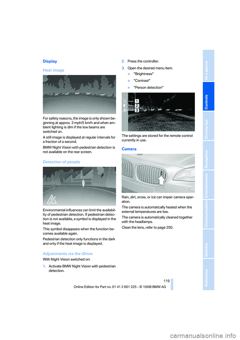 BMW 750LI 2009  Owners Manual �%�J�T�Q�M�B�Z
�)�F�B�U��J�N�B�H�F
��P�S��T�B�G�F�U�Z��S�F�B�T�P�O�T�
��U�I�F��J�N�B�H�F��J�T��P�O�M�Z��T�I�P�X�O��C�Fj
�H�J�O�O�J�O�H��B�U��B�Q�Q�S�P�Y�����N�Q�I����L�N��I��B�O�