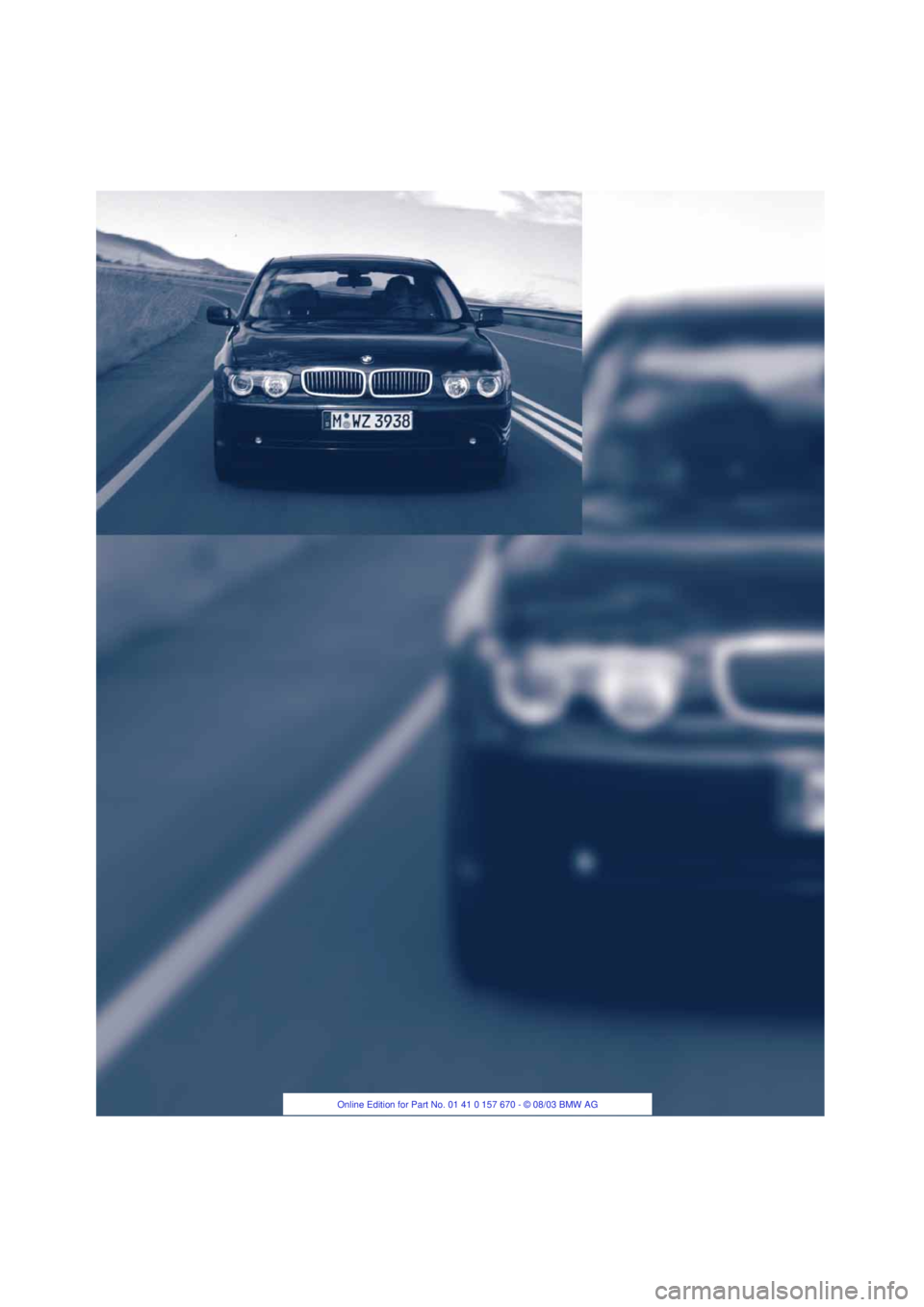 BMW 760LI SEDAN 2004  Owners Manual 