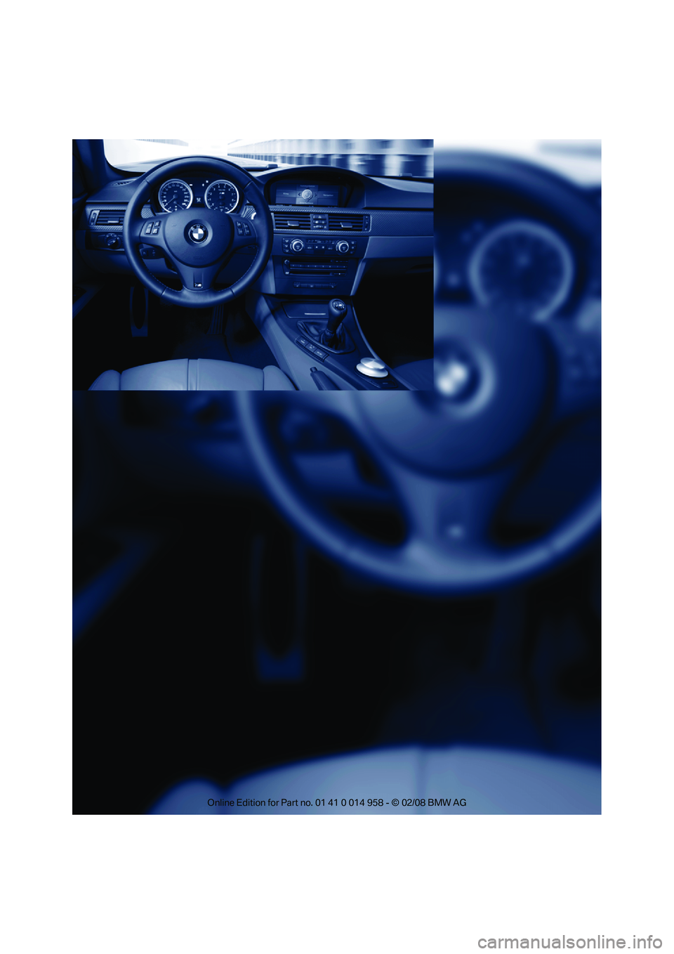 BMW M3 2008 Owners Manual 