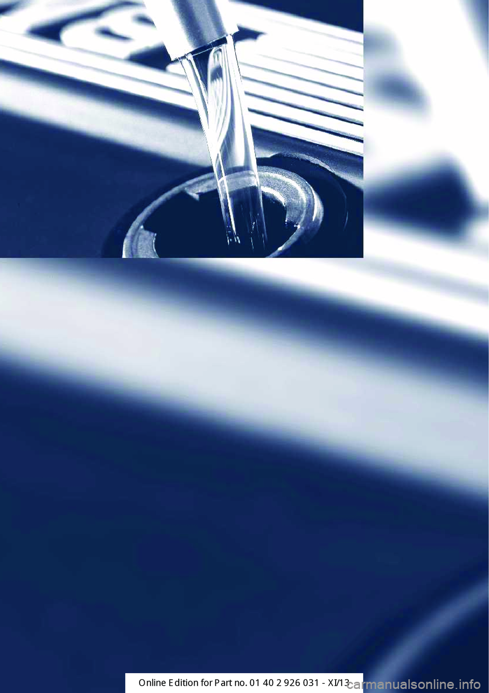 BMW M5 SEDAN 2013  Owners Manual  
Online Edition for Part no. 01 40 2 909 953 - VI/13 