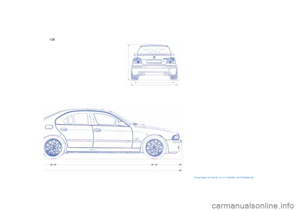BMW M5 SEDAN 2003  Owners Manual 138n 