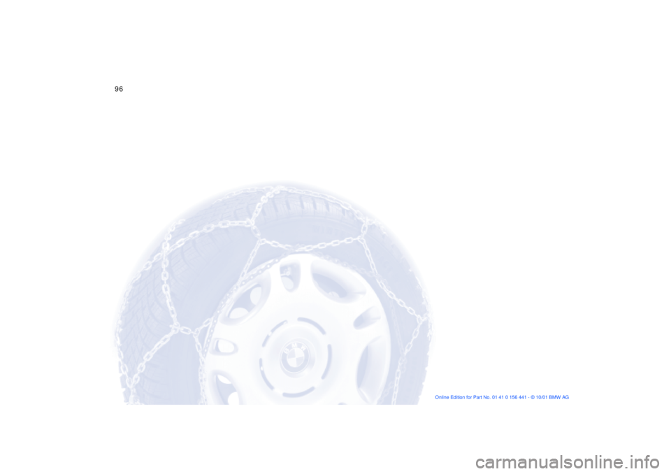 BMW Z3 2002  Owners Manual 96n 
