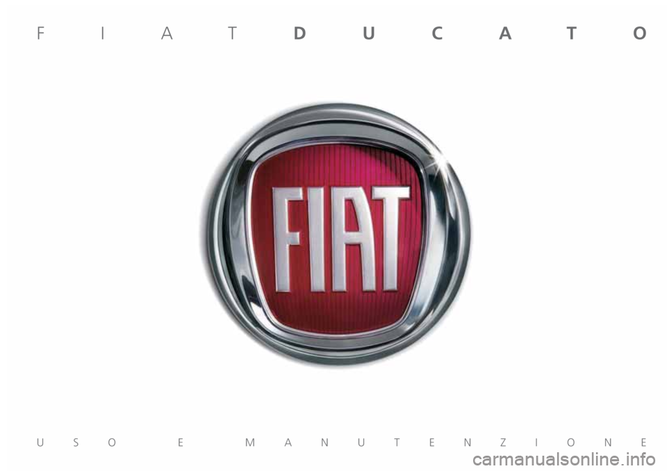 FIAT DUCATO 2019  Libretto Uso Manutenzione (in Italian) 