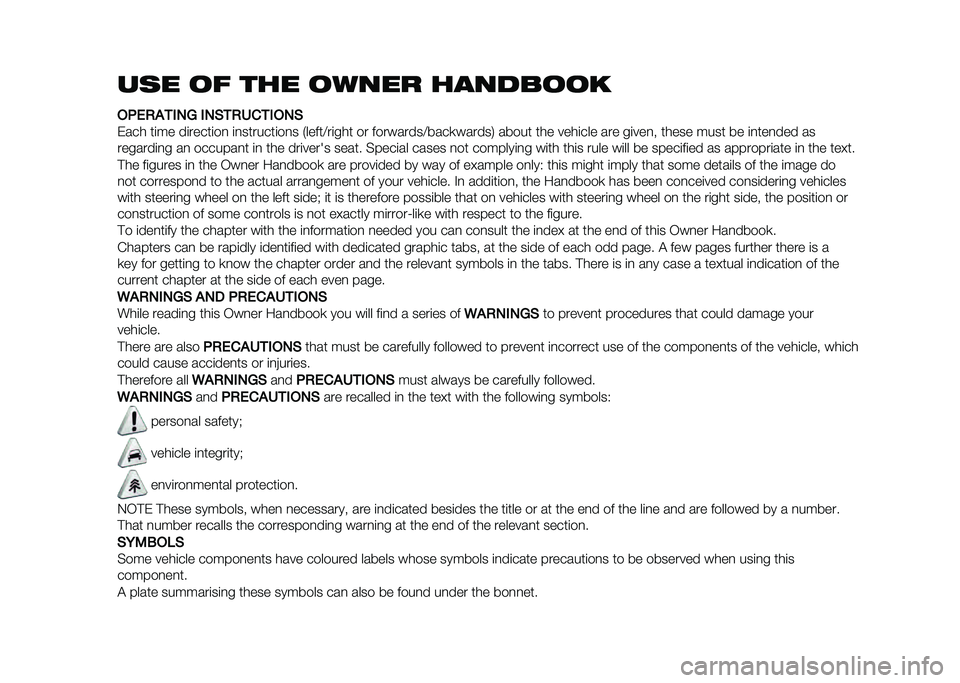FIAT DUCATO 2021  Owner handbook (in English) ��	� �� ��� ����� ��������
���(����
��+ �
�����)���
���
���� ��	�� ��	�����	��
 �	�
�������	��
� �6�����9��	��� �� ���������9�