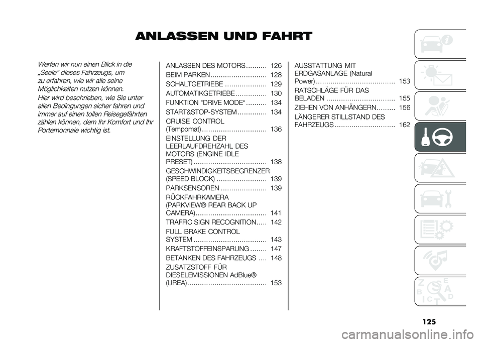 FIAT DUCATO 2020  Betriebsanleitung (in German) ���

�
��
�
���� ��� ��
�����	���	� �%�� ��� �	���	� �)���� �� ���	
�N��	�	��	�O ���	�
�	�
 ������	���
� ��
�� �	������	�� �%��	 �%�� ���