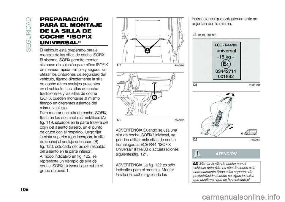 FIAT DUCATO 2020  Manual de Empleo y Cuidado (in Spanish) ����L�9�$�<��3�
��� �+���+�������
�+��� �� ��	����0�
�� �� �
���� ��
��	��� �7��
�	���3
�������
���7
�� �������� ���� �����	��	�