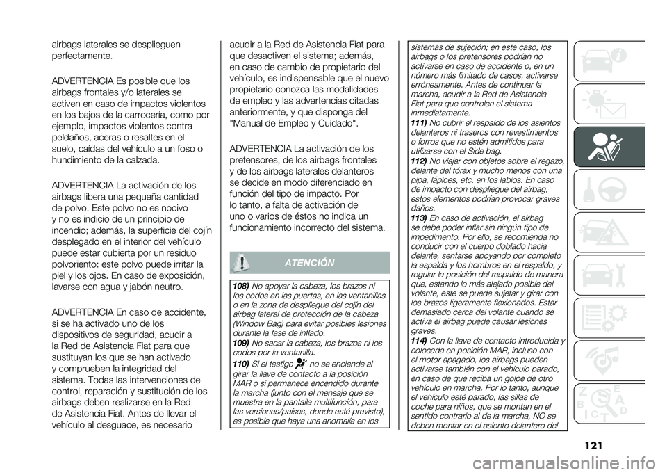 FIAT DUCATO 2020  Manual de Empleo y Cuidado (in Spanish) ����	����	�� ��	����	��� �� �����������
��������	�
�����
�3��4��$�(��.�*�<�3 �� ������� ��� ���
�	����	�� ������	��� �
�:� ��	�