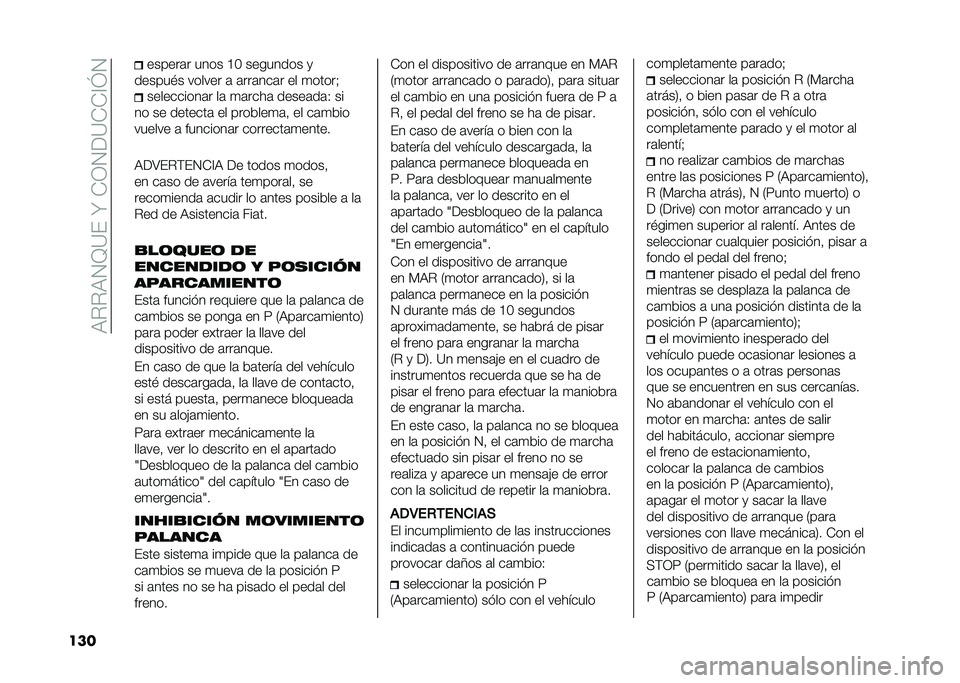 FIAT DUCATO 2020  Manual de Empleo y Cuidado (in Spanish) ��3�$�$�3�.�>�9���I��*�;�.��9�*�*�<�?�.
��� ������	� ���� �@�1 �������� �
������#� ������ �	 �	���	���	� �� �
�����& ����������	� ��	 �
�	�