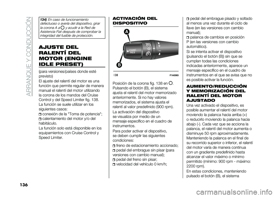 FIAT DUCATO 2020  Manual de Empleo y Cuidado (in Spanish) ��3�$�$�3�.�>�9���I��*�;�.��9�*�*�<�?�.
��� ����
�� ��	�� �� ��������	�
�����
���������� � �	�����	 ��� ������������! ����	�
��	 ���