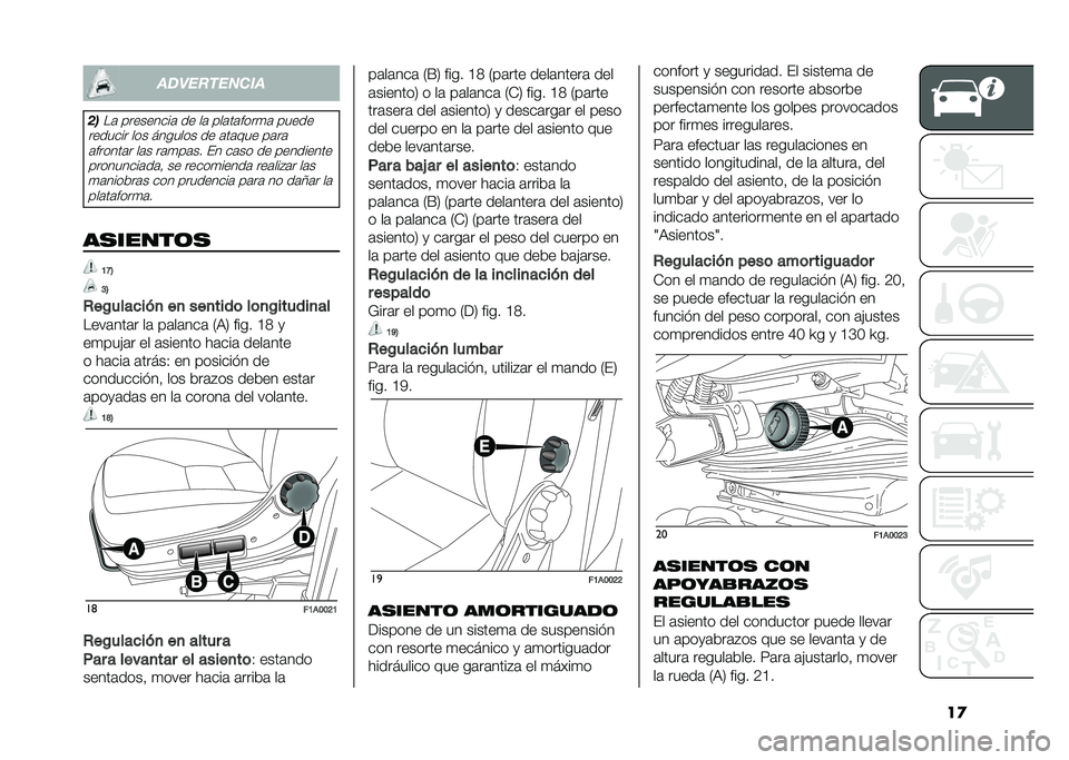 FIAT DUCATO 2020  Manual de Empleo y Cuidado (in Spanish) �����������	�
�
����	 ���������	 �� ��	 ���	��	����
�	 �����
������� ��� ������� �� �	��	��� ��	��	 �	������	� ��	� ��	�
��	�� 