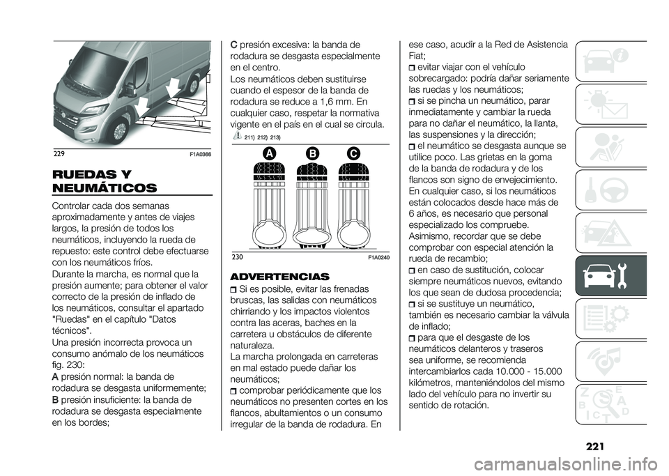 FIAT DUCATO 2020  Manual de Empleo y Cuidado (in Spanish) ������

��7��9�>�A�A
������
 �
�����*����	�
 �*�������	� ��	��	 ��� ���
�	��	�
�	������
�	��	�
���� �
 �	���� �� ���	�)��
��	�����! ��	 �