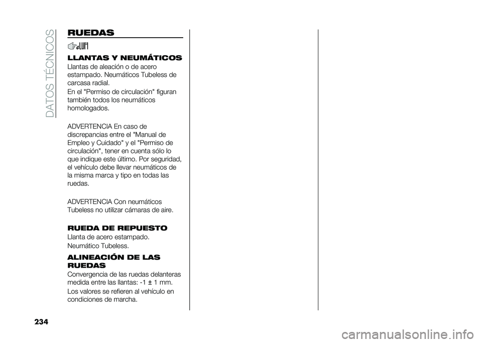 FIAT DUCATO 2020  Manual de Empleo y Cuidado (in Spanish) ���3�(�;���(�\�*�.�<�*�;�
���	 ������
�������
 � �����*����	�
���	���	� �� �	���	���"� � �� �	����
����	�
��	��� �.���
������ �(�����