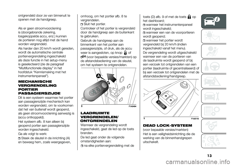 FIAT DUCATO 2020  Instructieboek (in Dutch) �����	��
������ ����
 �� ��� �
��������	 �	�
������ ���	 �� ������
����
�-�� ��
 ���� ��	�
�������
�������
�� �2����
���
�
��