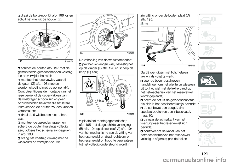 FIAT DUCATO 2020  Instructieboek (in Dutch) �����
��� �� �
��
����� �2��3 ���
� �@�(�G ��� ��
������ ���	 ���� ���	 �� ������
 �2�%�3� ��
�
� �6�
�8�6�@�:����
��� �� �
���	�� ���
� 