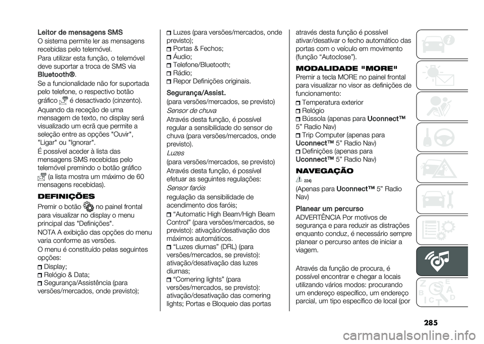 FIAT DUCATO 2021  Manual de Uso e Manutenção (in Portuguese) ���
�5����	� �� ���
���-��
� �+��+
�6 �����	�� ��	�����	 ��	� �� ��	�����	��
��	��	���
�� ��	��
 ��	��	��,��	��
���� �������� �	��� �