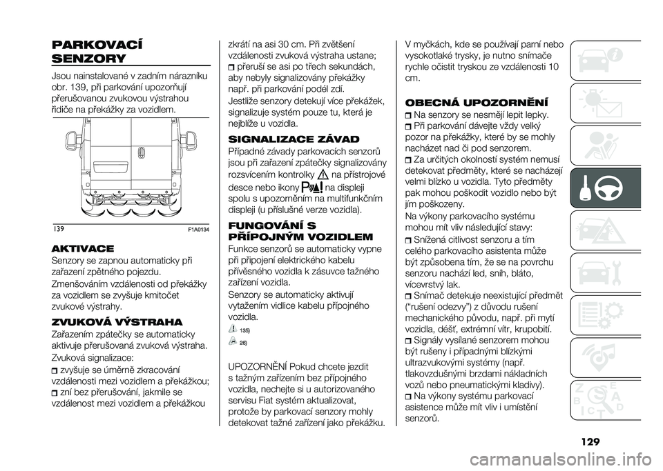 FIAT DUCATO 2020  Návod k použití a údržbě (in Czech) ����
��������
�������
�.��� �������������( � ����� � ���"���� ��
��#�"� �R�U�4� ��� ���"������  ������"�<��
� 
���	�"��)������