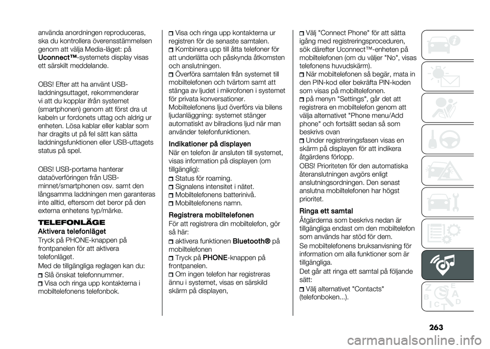 FIAT DUCATO 2021  Drift- och underhållshandbok (in Swedish) ���������� ����������� �������
�
�����
��� ��
 ����	������� ���������	��������
����� ��	�	 ���� � ������&�����	�7 ��
