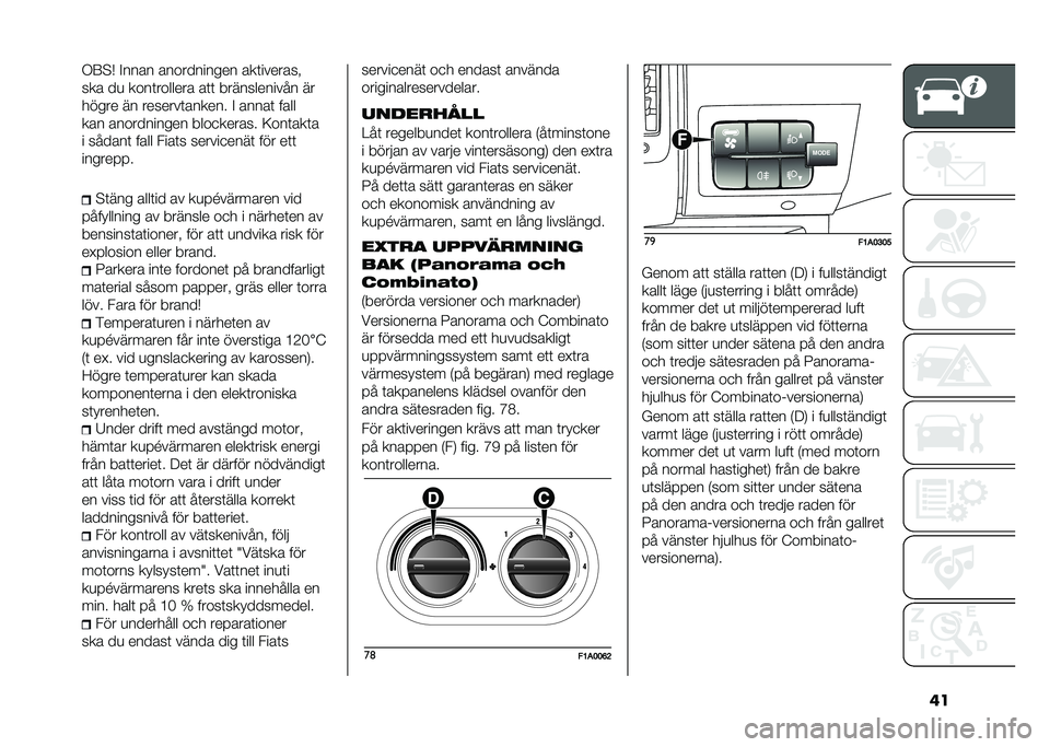 FIAT DUCATO 2020  Drift- och underhållshandbok (in Swedish) �	��1�8�"�( �#���� ����������� ���	�������
��� ��
 ����	������� ��	�	 ������������ ��
����� �� �������	������ �# �����	 ��