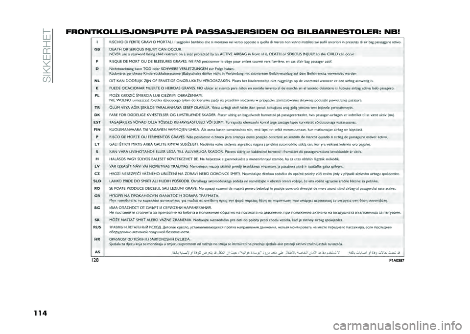 FIAT DUCATO 2020  Drift- og vedlikeholdshåndbok (in Norwegian) ��!�"�0�0�#�-�1�#�%
���	�����
�
�����������	�
� �� �������������� �� ����������
�����F ���G
���	
��8��:�?�;�B  