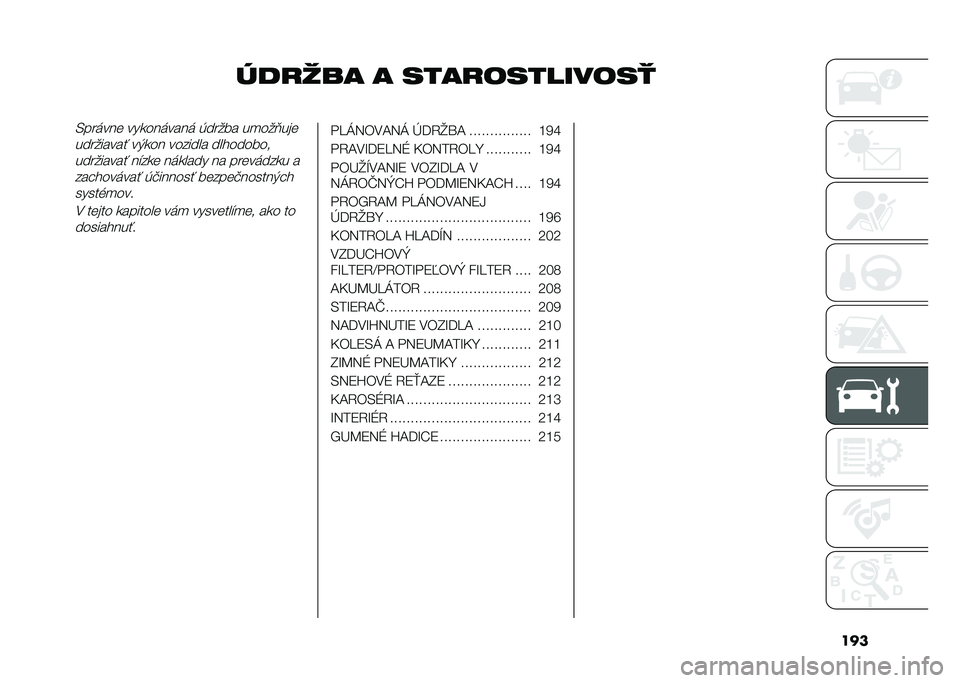 FIAT DUCATO 2021  Návod na použitie a údržbu (in Slovakian) ���
���
��� � ����
���������
�-������	 ���������� ������ ��
���2���	
��������� ��&��� ������� ��� ������
��������� �