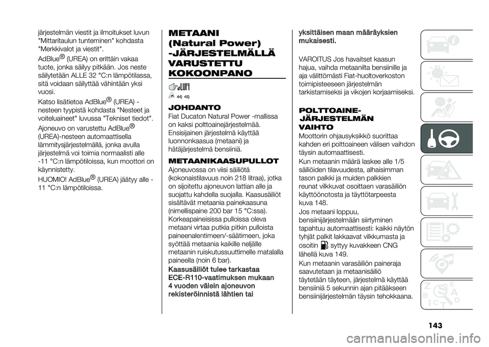 FIAT DUCATO 2020  Käyttö- ja huolto-ohjekirja (in in Finnish) ��	��	���	�������� ������� �	�
 ����������� �����
�F�����
����
���� �����������F �����
���

�F��������
��� �	�
 ��������F