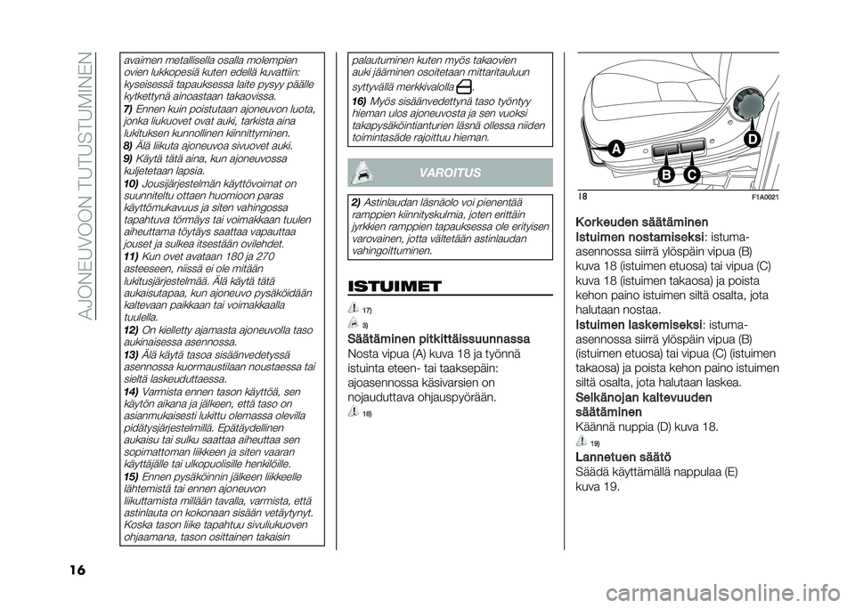 FIAT DUCATO 2021  Käyttö- ja huolto-ohjekirja (in in Finnish) ��)�-��#�"�6�(���#���6��6���6��7�#�"�#
��
�
��
���� ����
��������
 ���
���
 ���������
����� ���������� ����� ������ ����
�����