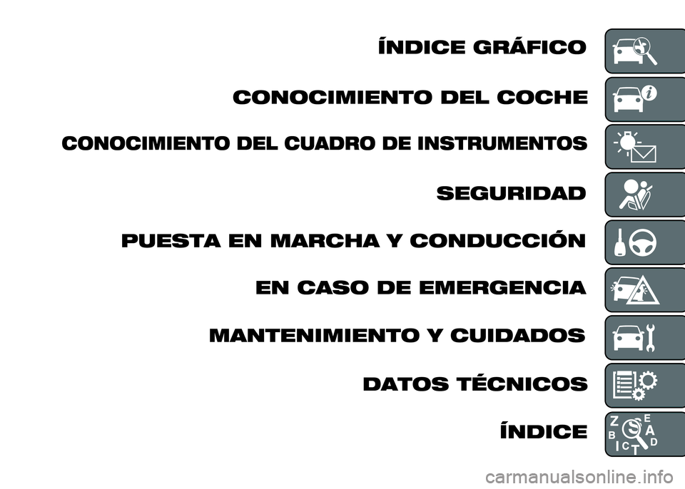 FIAT DUCATO 2016 Manual de Empleo y Cuidado (in Spanish) FIAT DUCATO 2016 Manual de Empleo y Cuidado (in Spanish)