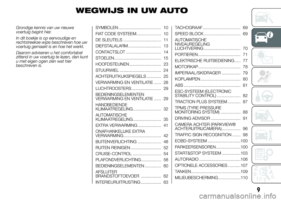 FIAT DUCATO 2015 Instructieboek (in Dutch) WEGWIJS IN UW AUTO
Grondige kennis van uw nieuwe
voertuig begint hier.
In dit boekje is op eenvoudige en
rechtstreekse wijze beschreven hoe uw
voertuig gemaakt is en hoe het werkt.
Daarom adviseren u FIAT DUCATO 2015 Instructieboek (in Dutch) WEGWIJS IN UW AUTO
Grondige kennis van uw nieuwe
voertuig begint hier.
In dit boekje is op eenvoudige en
rechtstreekse wijze beschreven hoe uw
voertuig gemaakt is en hoe het werkt.
Daarom adviseren u