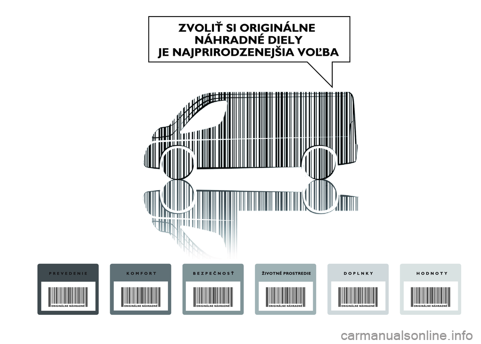 FIAT DUCATO 2016  Návod na použitie a údržbu (in Slovakian) 