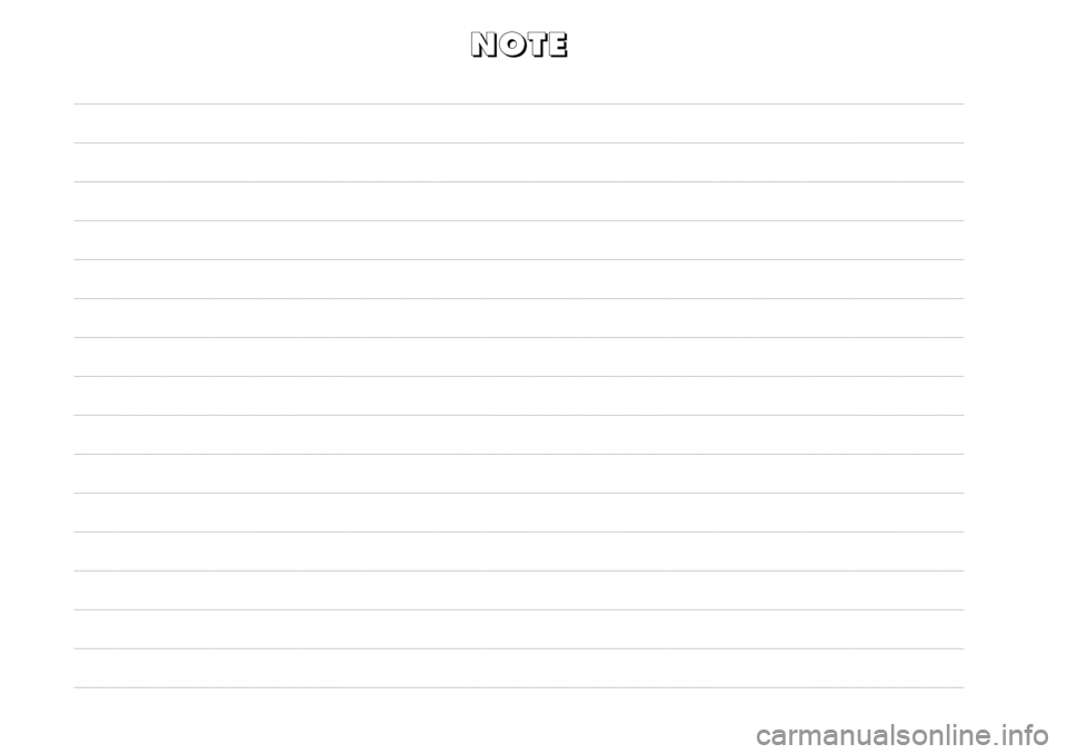 FIAT DUCATO 2006 Libretto Uso Manutenzione (in Italian) N N
O O
T T
E E FIAT DUCATO 2006 Libretto Uso Manutenzione (in Italian) N N
O O
T T
E E
