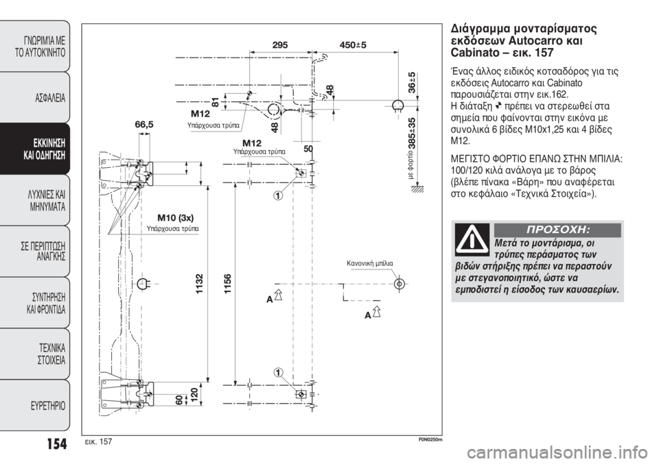 FIAT DUCATO 2012 ΒΙΒΛΙΟ ΧΡΗΣΗΣ ΚΑΙ ΣΥΝΤΗΡΗΣΗΣ (in Greek) 154
ΓΝΩΡΙΜΊΑ ΜΕ
ΤΟ ΑΥΤΟΚΊΝΗΤΟ
ΑΣΦΑΛΕΙΑ
ΕΚΚΙΝΗΣΗ
ΚΑΙ ΟΔΗΓΗΣΗ
ΛΥΧΝΙΕΣ ΚΑΙ
ΜΗΝΥΜΑΤΑ
ΣΕ ΠΕΡΙΠΤΩΣΗ
ΑΝΑΓΚΗΣ
ΣΥΝΤΗΡ FIAT DUCATO 2012 ΒΙΒΛΙΟ ΧΡΗΣΗΣ ΚΑΙ ΣΥΝΤΗΡΗΣΗΣ (in Greek) 154
ΓΝΩΡΙΜΊΑ ΜΕ
ΤΟ ΑΥΤΟΚΊΝΗΤΟ
ΑΣΦΑΛΕΙΑ
ΕΚΚΙΝΗΣΗ
ΚΑΙ ΟΔΗΓΗΣΗ
ΛΥΧΝΙΕΣ ΚΑΙ
ΜΗΝΥΜΑΤΑ
ΣΕ ΠΕΡΙΠΤΩΣΗ
ΑΝΑΓΚΗΣ
ΣΥΝΤΗΡ