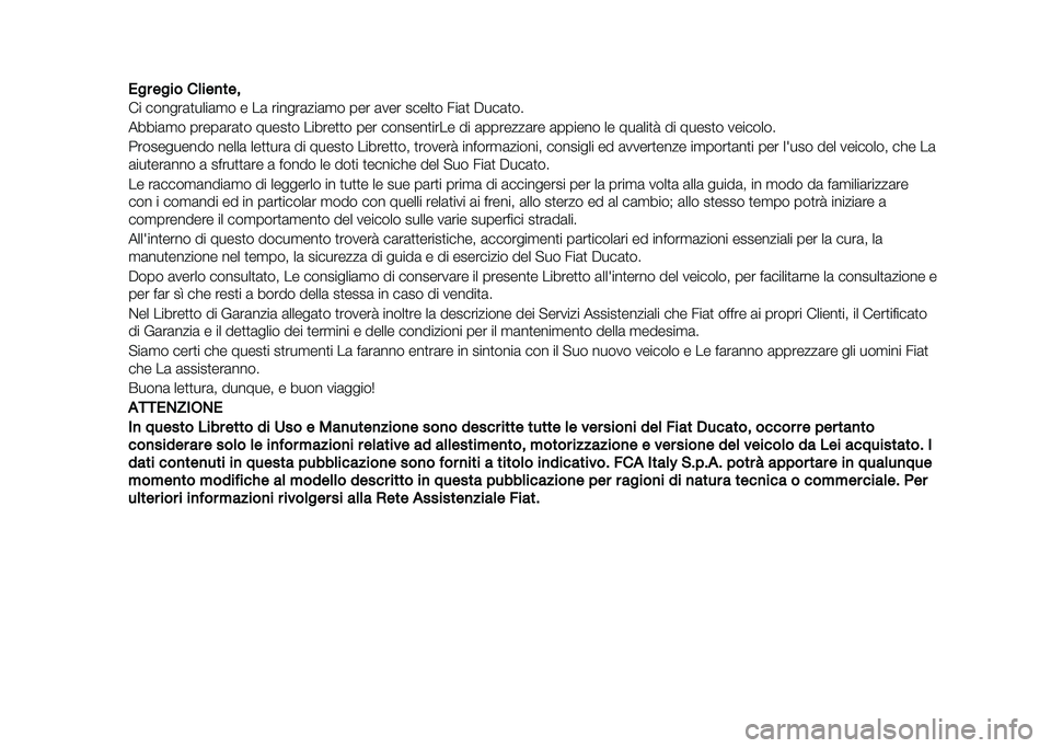 FIAT DUCATO BASE CAMPER 2020  Libretto Uso Manutenzione (in Italian) ��� ���� ��	���
���
�� ������	�
����	�
� � ��	 ������	���	�
� ��� �	��� �����
� ���	�
 ����	�
��
�����	�
� �����	��	�
� �����
� ��