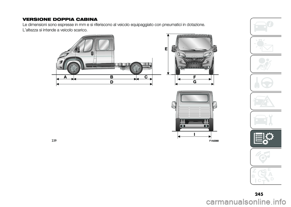 FIAT DUCATO BASE CAMPER 2020  Libretto Uso Manutenzione (in Italian) ��	�

������	�
� ��	�)�)�� �����
�
�� ���
������� ���� �������� �� �
�
 � �� ����������� �	� ������� ������	����	�
� ��� ���