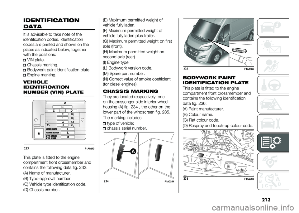 FIAT DUCATO BASE CAMPER 2020  Owner handbook (in English) ������������
�����
����
�#� �	� ����	����� �� ���
� �
��� �� ���
�	���
��	��	����	��
 ������ �#���
��	��	����	��
����� ��� ��