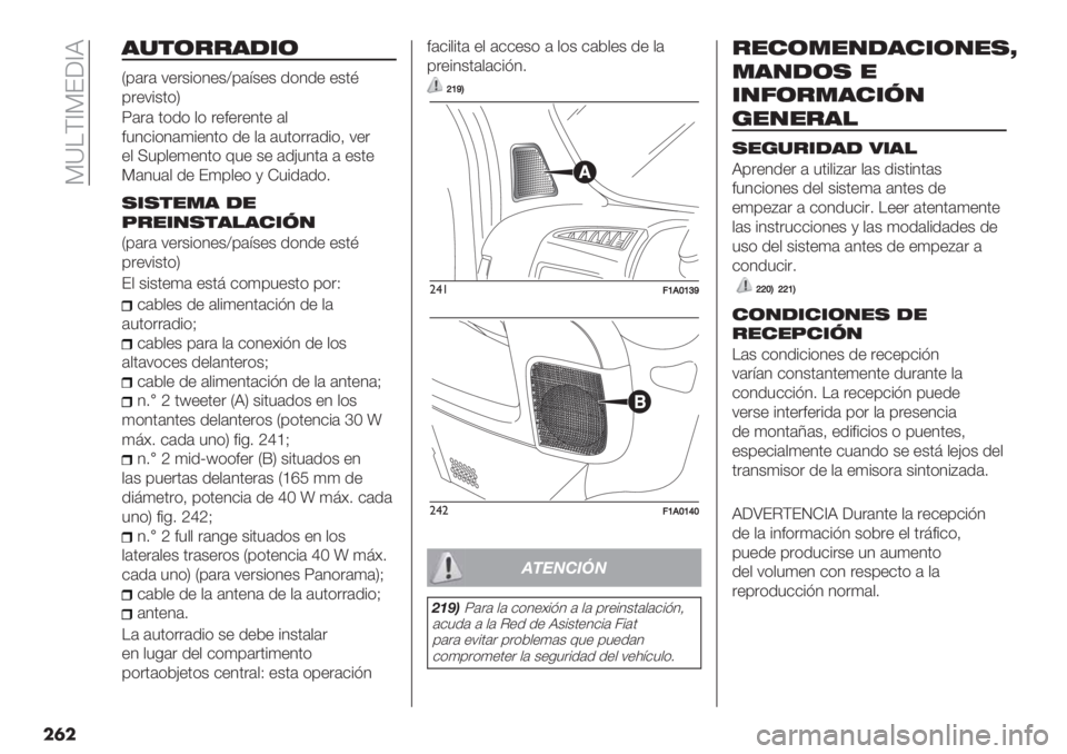 FIAT DUCATO BASE CAMPER 2019  Manual de Empleo y Cuidado (in Spanish)  ?X!G[?F6[R
���
’%$(&&’-*(
V0(.( :".+%*4"+Y0(=+"+ /*4/" "+’B
0.":%+’*W
T(.( ’*/* $* ."#"."4’" ($
#34&%*4()%"4’* /" $( (3’*..(/%*@ :&#
