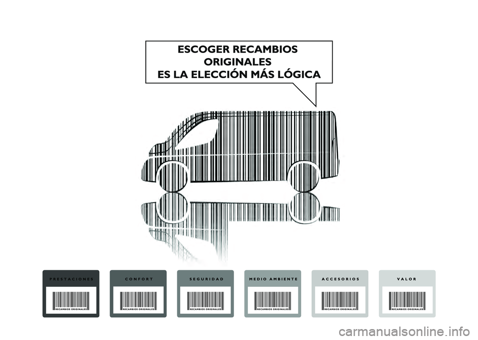 FIAT DUCATO BASE CAMPER 2020  Manual de Empleo y Cuidado (in Spanish) 