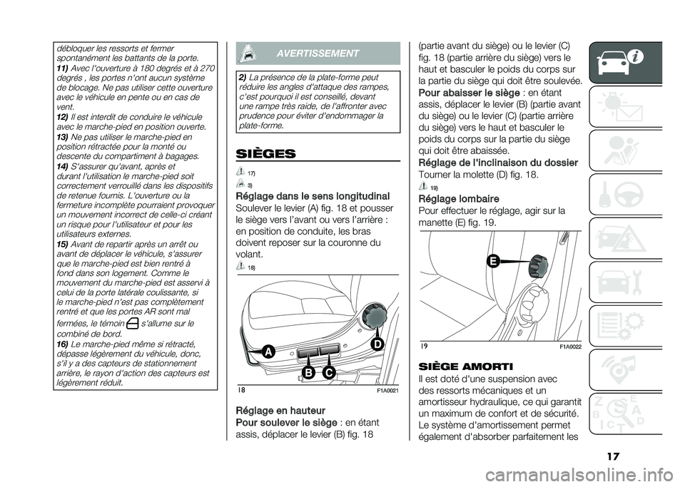 FIAT DUCATO BASE CAMPER 2021  Notice dentretien (in French) �����"�	����� �	�� �������� �� ������
����
���
����
� �	�� �"�����
�� �� �	� ������
����%��� �	���������� � �F�D�0 ������ �