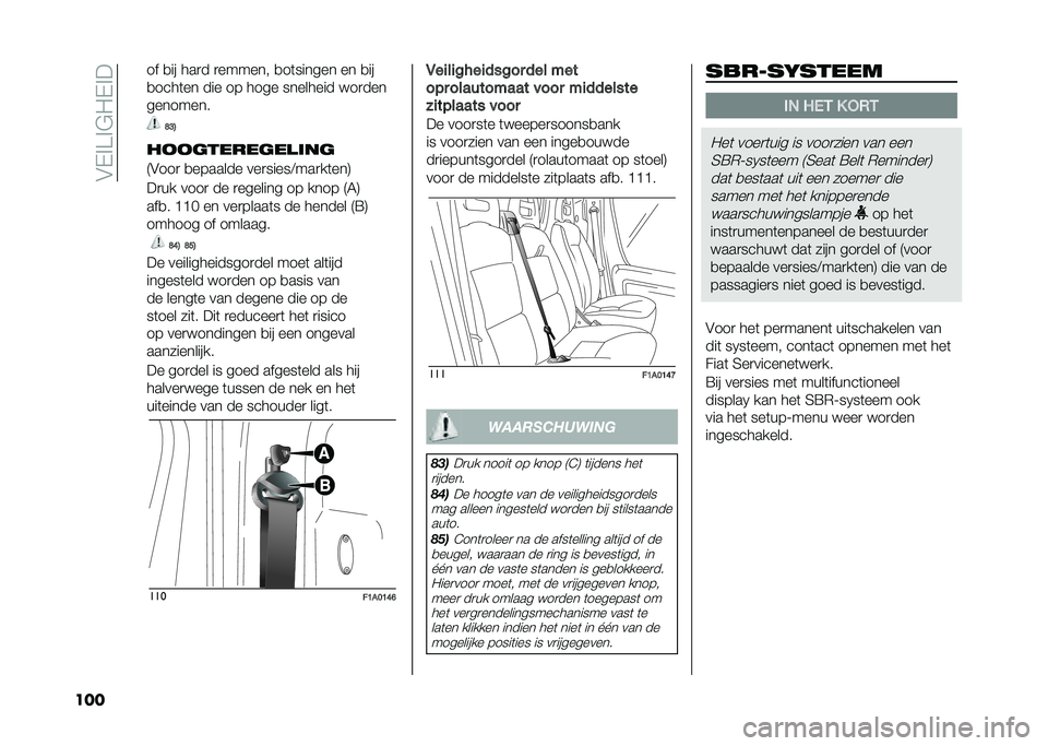 FIAT DUCATO BASE CAMPER 2020  Instructieboek (in Dutch) ��"�%��?��!��%��
��� �� �
�� ���
� �
������ �
��	������ �� �
��
�
����	�� ��� �� ���� �������� ���
���
��������
�9�=�7
����	���