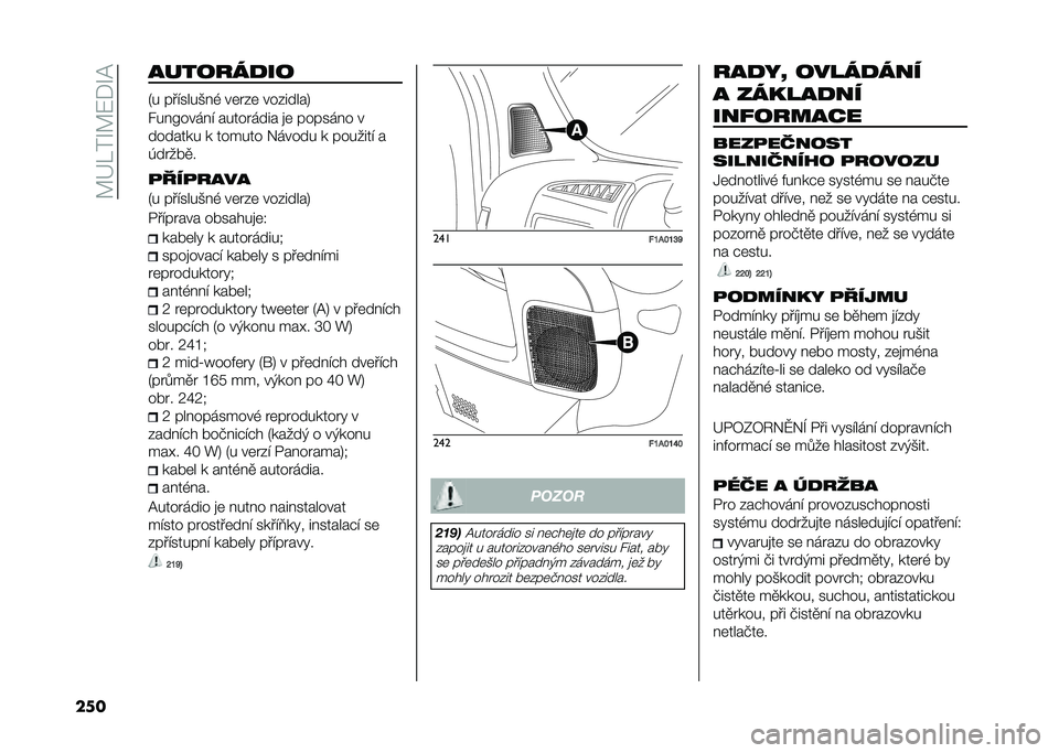 FIAT DUCATO BASE CAMPER 2021  Návod k použití a údržbě (in Czech) ��7�D�L��I�7�1��I�8
��
� �������
��
�=� ��� ����)��( ��	�"��	 ��������>
����;�����  �����"���� �
�	 ������� �
������� � ������ �2���