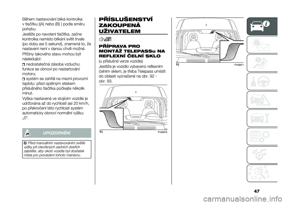 FIAT DUCATO BASE CAMPER 2021  Návod k použití a údržbě (in Czech) �	���
��	� �����������  �#���� �����"����
� ����� ��� �=�=�8�> ��	�#� �=��> �> �����	 ���
�"�
�����#��
�.�	������	 �� ������	��  ����