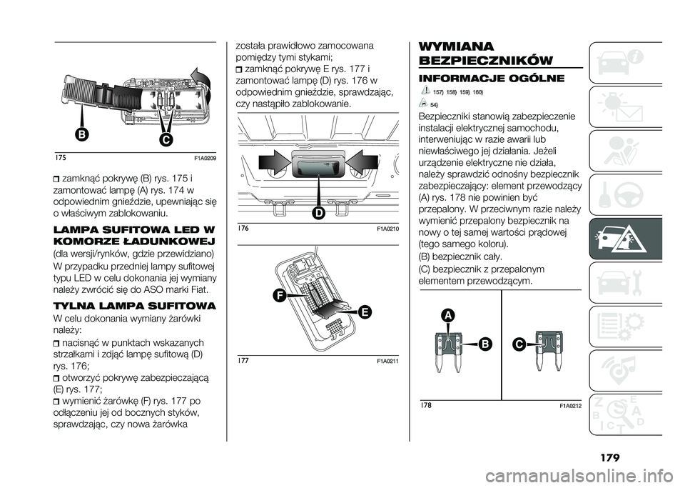 FIAT DUCATO BASE CAMPER 2021  Instrukcja obsługi (in Polish) ��
����
��A��C�G�C�F���
�
���" ���
���� �=�N�> ���� �D�K�4 �
���
�������" ���
�� �=�8�> ���� �D�K�I �
�������	����
 ����	�/����	�  ���	�����
