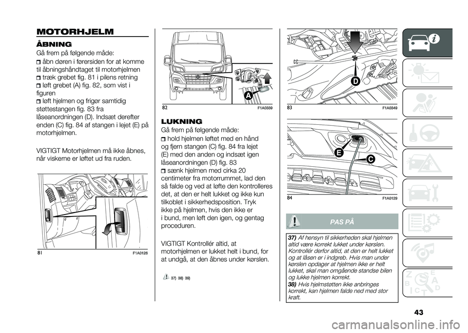 FIAT DUCATO BASE CAMPER 2021  Brugs- og vedligeholdelsesvejledning (in Danish) �	����	�������
�.���
��
�%� ��	�� �!� ���
����
� ���
��0
��� �
��	�� � ���	��	���
�� ���	 �� �����
���
 �����������
����� ���
 ��