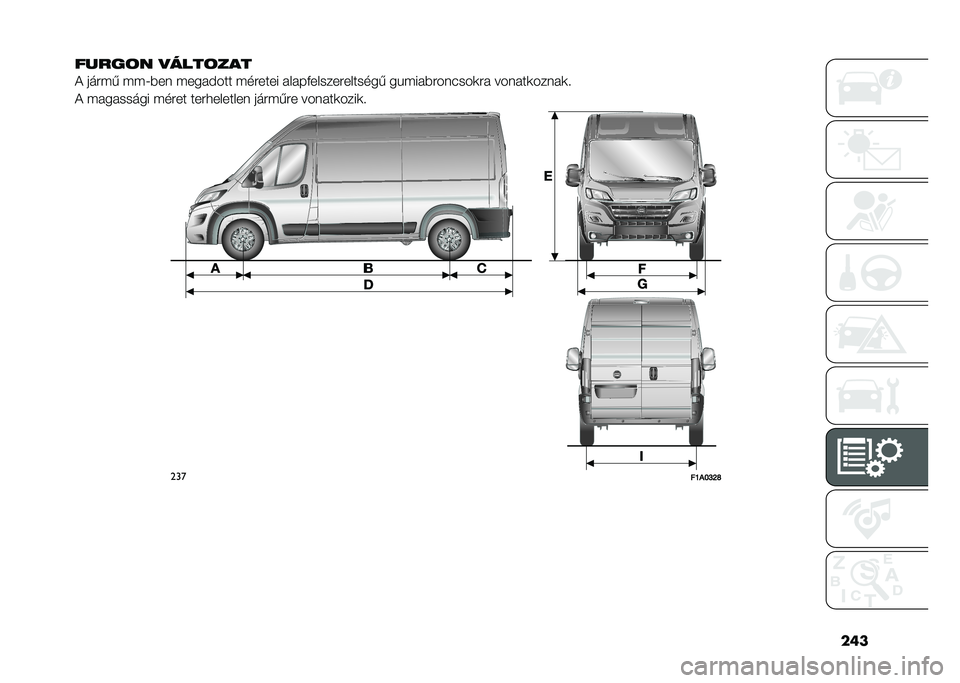 FIAT DUCATO BASE CAMPER 2021  Kezelési és karbantartási útmutató (in Hungarian) ���
�����	� �
����	���
�! ����� ���6�#�� �����$��� ������� ������������������ ������#�������	�� ������	�����	� 
�! ����