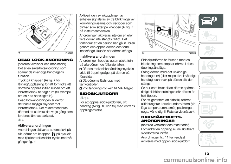 FIAT DUCATO BASE CAMPER 2021  Drift- och underhållshandbok (in Swedish) ���

�"�8��:�8�8�A
���� ��	������	�
�����
�2������� ��������� ��
� ����������3
���	 �� �� ��������	���������� ���
������� 