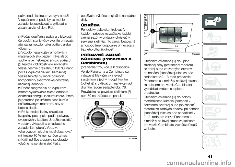 FIAT DUCATO BASE CAMPER 2021  Návod na použitie a údržbu (in Slovak) �	������� ��� � ������� ��	��	��� � �������
�, ����!���
 ���"����	 �� �� �
�� ��
�������	���	 ���������� � �������� ��
���