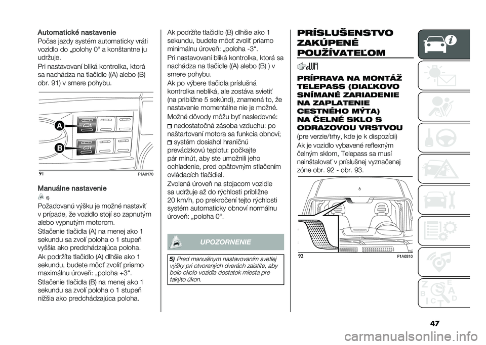 FIAT DUCATO BASE CAMPER 2020  Návod na použitie a údržbu (in Slovak) �	��,�����
���"�	 � ��
���
�����
���!�� ����� �����%�
 �����
������ �����
������� �� �]����� � �8�_ � ����)������	 ��
�������