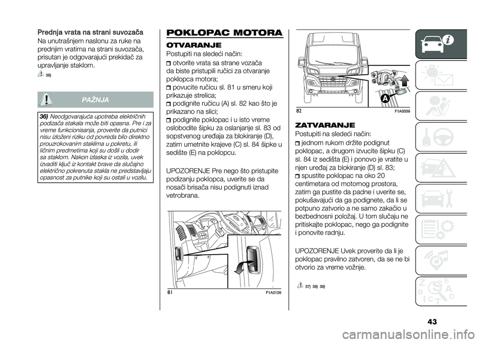 FIAT DUCATO BASE CAMPER 2021  Knjižica za upotrebu i održavanje (in Serbian) �	��� ���� � �� ��� �� ��� ���	 �������
�
�)� ����������� ����
�	�� �
� ���� ��
�������� ������� �� ������ ����	�
���� 

