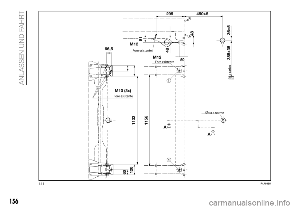 FIAT DUCATO BASE CAMPER 2018  Betriebsanleitung (in German)  
141F1A0165
156
ANLASSEN UND FAHRT 