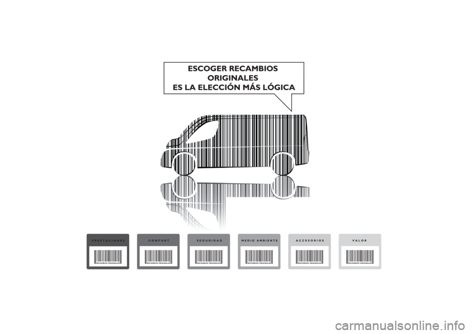 FIAT DUCATO BASE CAMPER 2014 Manual de Empleo y Cuidado (in Spanish) FIAT DUCATO BASE CAMPER 2014 Manual de Empleo y Cuidado (in Spanish)